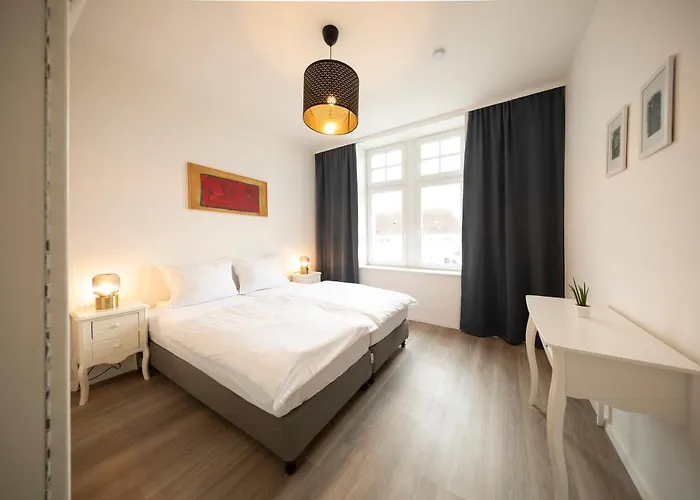 Jaybnb - Direkt Am Hafen Mit Terrasse Und Uhd Tv Lejlighed *